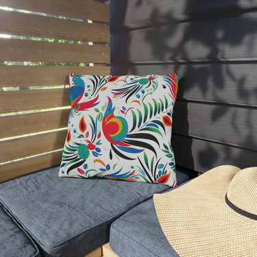 Quetzal Quest Outdoor Throw Pillow